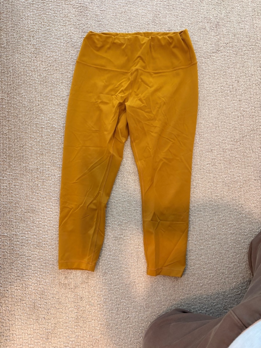 lululemon athletica Mustard Leggings